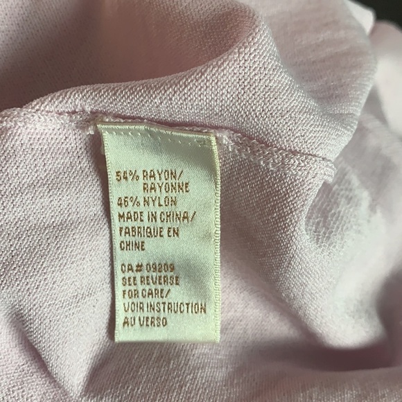 Cleo Petites pink floral sequinned detail sweater size L - Picture 10 of 12